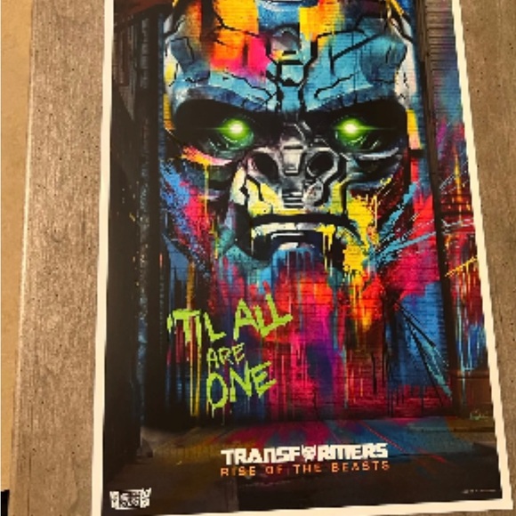 Other Transformers Rise Of The Beasts Amc Movie Poster Poshmark